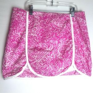 ❗️Lilly Pulitzer Pink and White Mini Skort Size 4